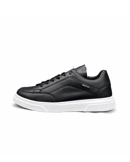 کفش کتانی بزرگ پا مدل ونس اکو مشکی سفید Vans ecco