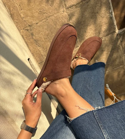 اسلیپر پاییزه زنانه مدل کیانا