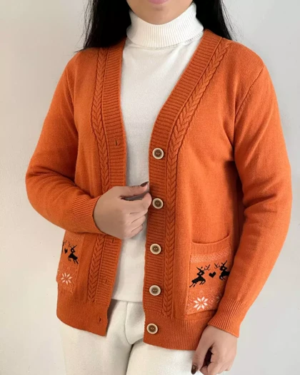 ژاکت بافت سنتی مدل 4 کد 5379