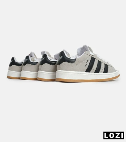 کفش کتانی زنانه و مردانه کرم مشکی ADIDAS Campus مدل 5720