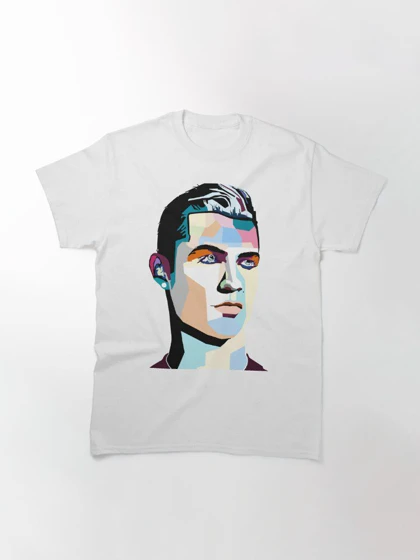 تیشرت ورزشی رئال مادرید | تیشرت رونالدو طرح Cristiano ronaldo cool pop art کد 143894