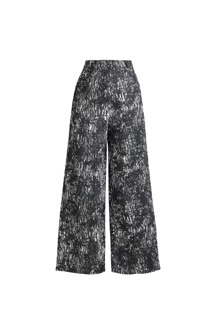 شلوار کتان طرحدار - 8107