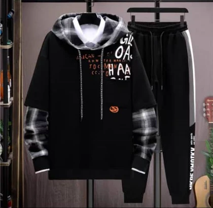 هودی نخ پنبه داخل کرک دار