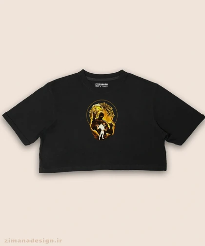 کراپ زنانه طرح هفت گناه مرگبار شخصیت اسکانور