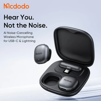 میکروفون یقه ای مک دودو Mcdodo مدل MP-5450 با حذف نویز هوشمند AI