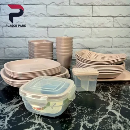 سرویس مسافرتی 60پارچه 6نفره لیمون