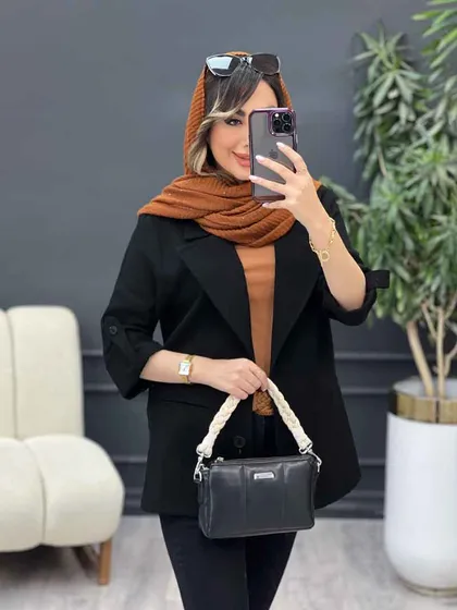 مانتو آستین پاگن نسترن
