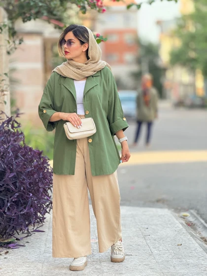 شلوار لینن مهسا