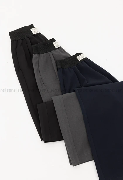 شلوار بزایاق کمر کش کد1005183