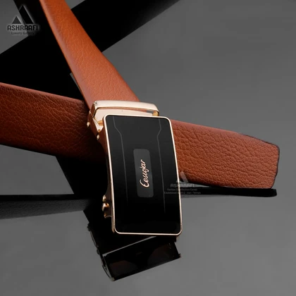 کمربند مردانه ریلی Leather Ratchet Belt BL23