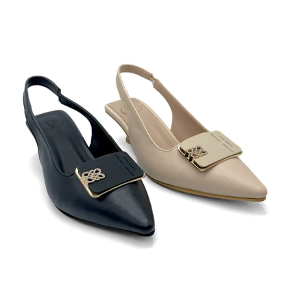 کفش مجلسی زنانه پاشنه‌دار 3 سانت مدل 400345 _ sandal valentino