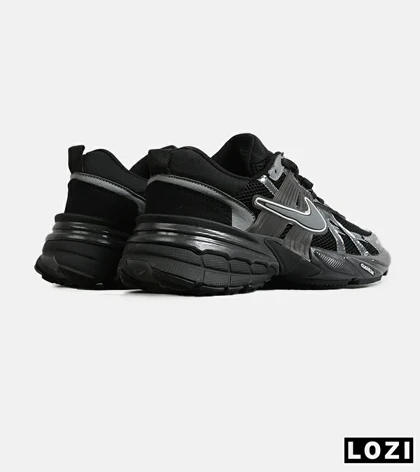 کفش کتانی مردانه و زنانه مشکی طوسی Nike cushlon مدل 7863