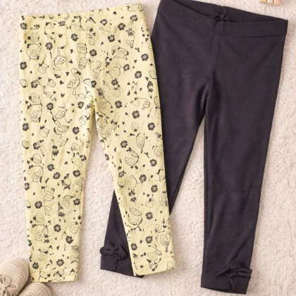 شلوار دخترانه لوپیلو کد Z-SX32 مجموعه 2 عددی