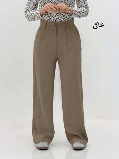 3816-شلوار کرپ واید کد 330