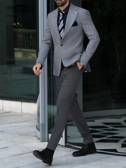 کت تک دکمه کارلوتی کد c204