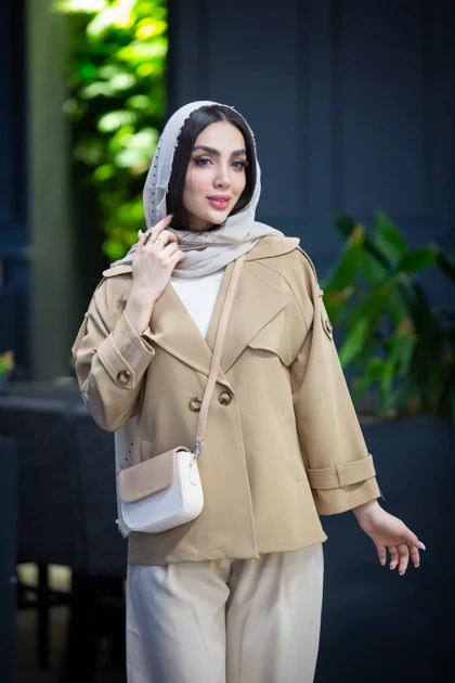 مانتو کت مازراتی ژیله دار پوپک