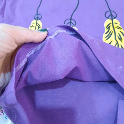 کراپ طرح پروانه دخترانه-تیشرت کوتاه