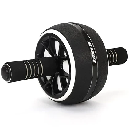 رولر شکم Abdominal Muscle Fitness Wheel تحمل وزن 181 کیلوگرم