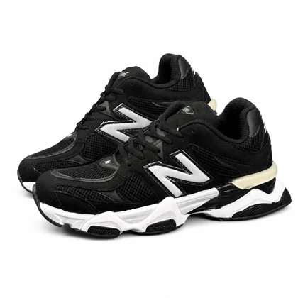 کفش کتانی مردانه مدل نیوبالانس 9060 مشکی سفید New Balance 9060