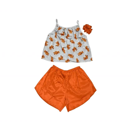 ست تاپ و شلوارک طرح تدی 068