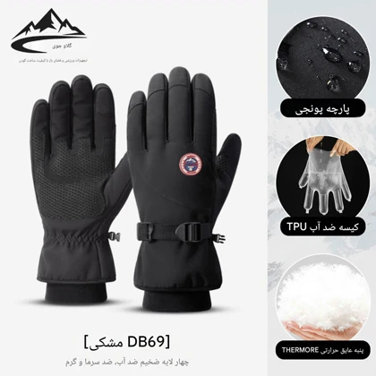 دستکش زمستانی اسکی گولووجوی Golovejoy مدل DB69
