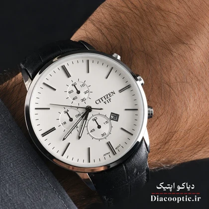 ساعت مچی مردانه موتور ژاپن برند سیتیزن مدل Do1278 چرمی
