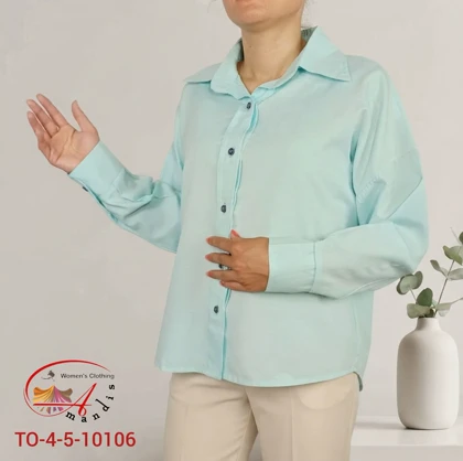 شومیز پشت بلند ساده(TO-4-5-10106)