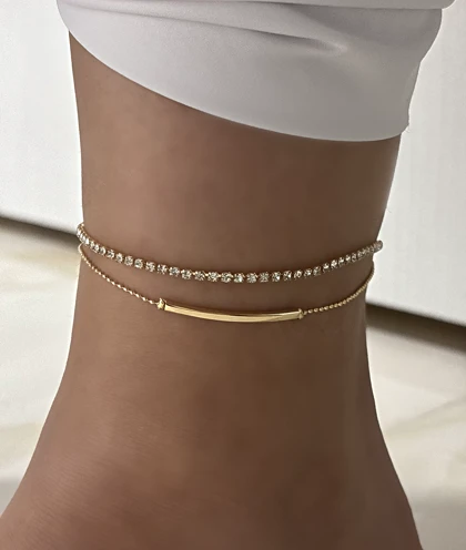 پابند دو لاین ظریف زنانه 946