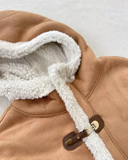 کاپشن جیر داخل تو خزدار کد 5338