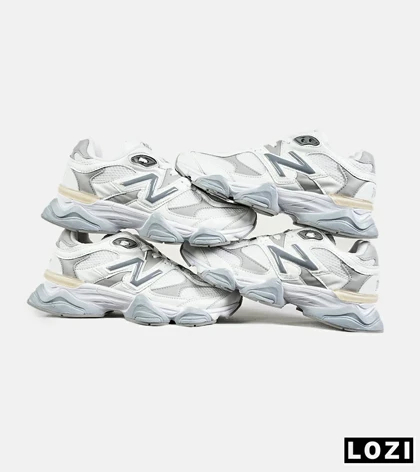 کفش کتانی زنانه طوسی سفید NEW BALANCE 9060