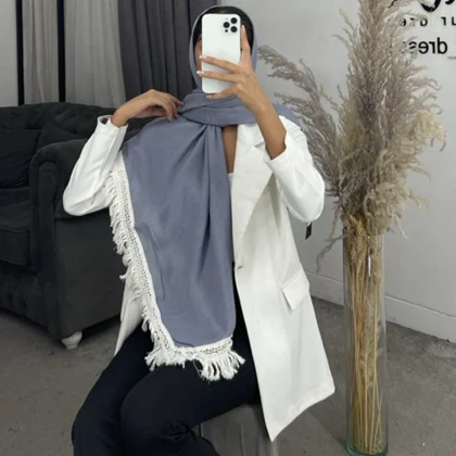 روسری پایین ریش