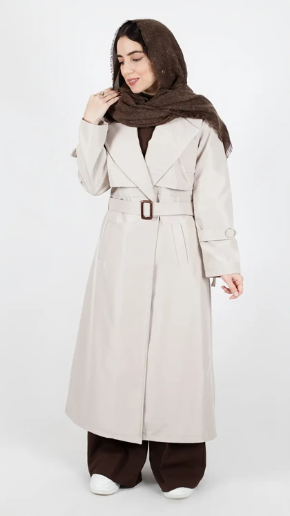 بارانی بلند آستردار سانتانا