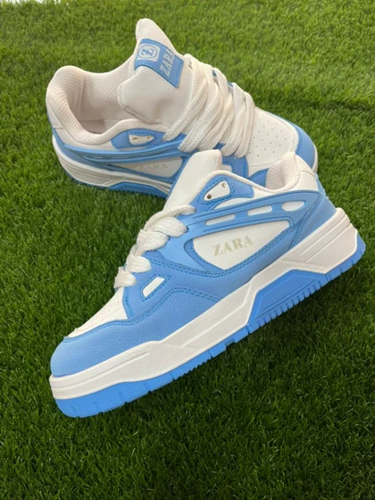 ونس زارا بگ استایل رنگ آبی فیروزه ای سایز 44