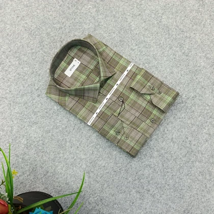 پیراهن طرحدار مردانه قواره ازاد ( قواره کلاسیک ) _ استین بلند