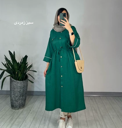 مانتو جلو دکمه ملیسا