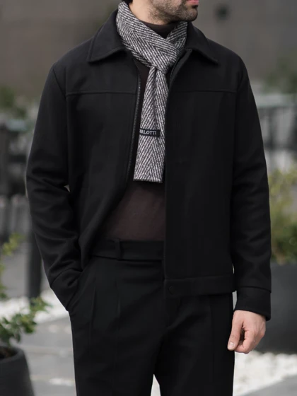 کاپشن فوتر مشکی کارلوتی کد j201