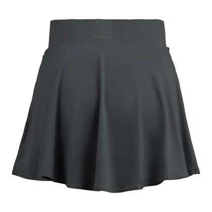 دامن کشاله دار تنیسی اویشو مدل PB-4H0258 طوسی تیره