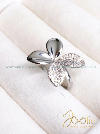 انگشتر زنانه طرح طلا مدل نگین کد R4139