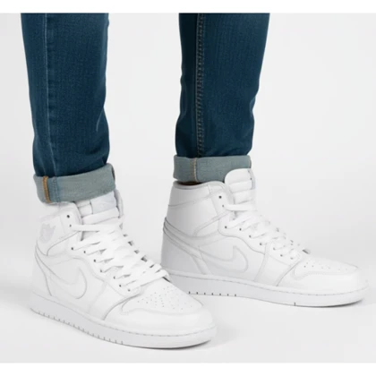 کتانی ساق‌دار جردن وان سفید