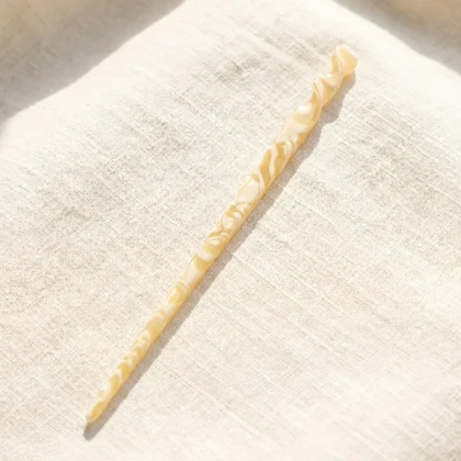 کانزاشی مو زنانه رزینی بافت‌دار مدل اورورا مینیمال لوکس