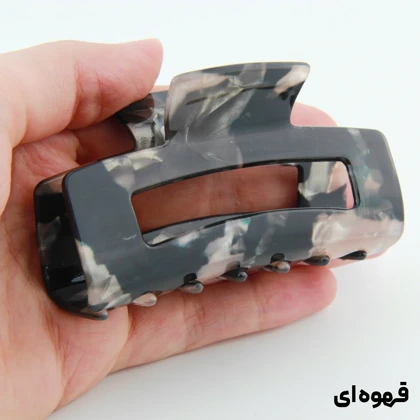 کلیپس دخترانه مدل مستطیلی آبرنگی بزرگ