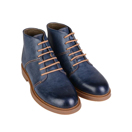 نیم بوت چرم مردانه مدل کورنا