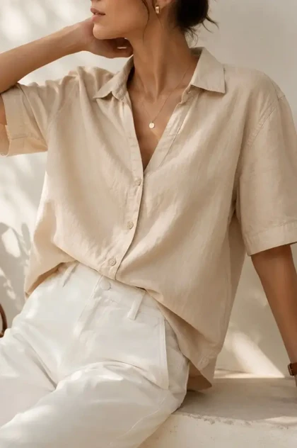 شومیز لینن هلن (Helen)