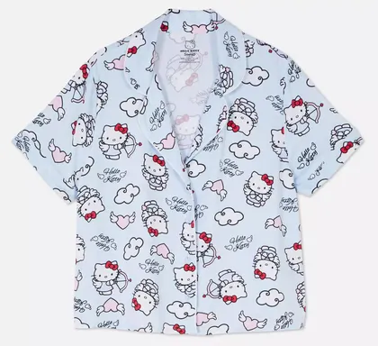 ست زنانه بلوز شلوارک هلو کیتی اورجینال