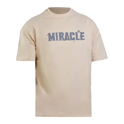 ست تیشرت و شلوارک اسپرت شنگلی مدل T110 کرم