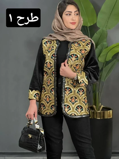 کت مزونی مخمل کد 1546