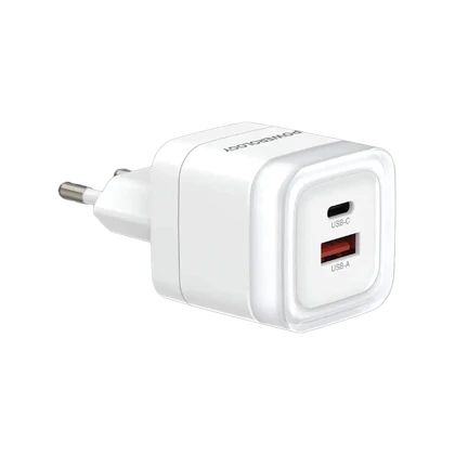 آداپتور پاورولوژی مدل POWEROLOGY LUNEX SERIES DUAL-PORT FAST CHARGING PWFC554E