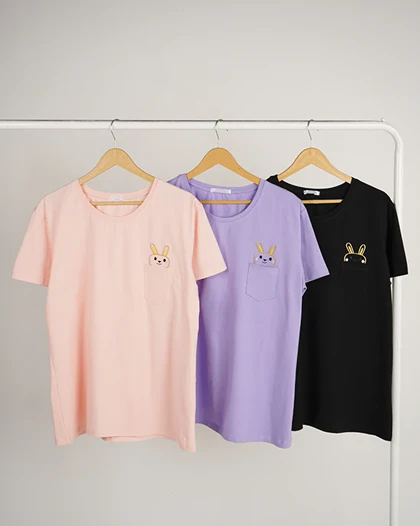 تیشرت طرح bunny | هیبا