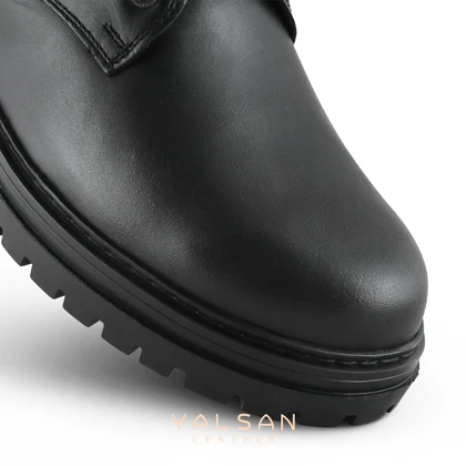 نیم بوت مردانه چرم یلسان مدل بارو کد 583-GN
