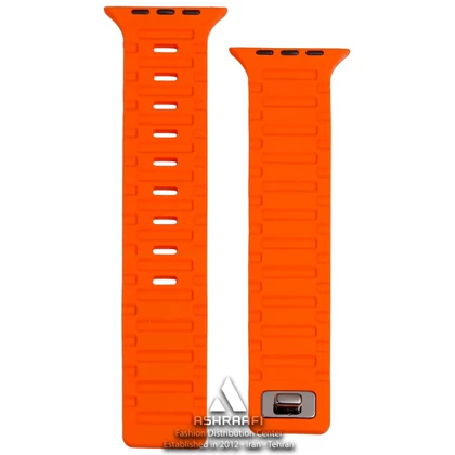 بند سیلیکونی ساعت هوشمند Smart Watch Strap Orange